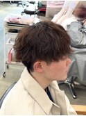 波巻きパーマ