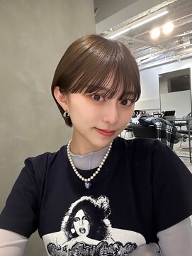 ザ ブリンク(THE BLINK) THE BLINK大人マッシュショートショートボブオリーブベージュ