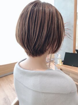 セイドット オモテサンドウ(Say. omotesando) くびれレイヤーインナーカラーアッシュオリーブボブウルフ