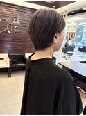 白髪ぼかし/ショートヘア/ベージュ/40代50代60代