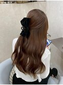 ダークブルー/デジタルパーマ/ワンホンレイヤー[渋谷]