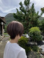 エン(en)&nbsp;白髪ぼかし×ショートボブ