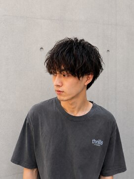ネオリーブ モカ 川崎チネチッタ店(Neolive mocca) 「縦落ちツイストスパイラル×無造作マッシュ」