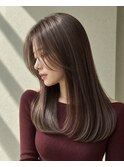 辻堂縮毛矯正￥9400/髪質改善/うる艶顔周りレイヤーロング