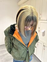 ベレーザ 川越(Beleza)&nbsp;ba18009_ブロンドベージュハイトーンカラー透明感ハッシュカット