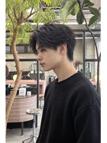 ユニオンデュオ 栄(Union Duo)&nbsp;メンズミディアムウルフ 軽やか束感の韓国風スタイル