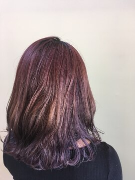 ヘアースペース ブイ(hair space V) 秋カラー！こっくりパープル