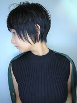 ラウンジ モリオ イケブクロ(Lounge MORIO Ikebukuro) 【morio池袋】大人かわいい可愛い黒髪透け感ショート♪