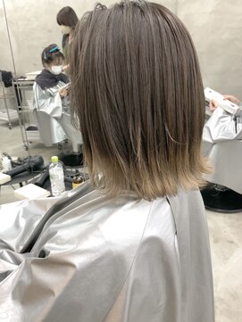 ソーコ 渋谷(SOCO) *【SUN】裾カラーブラウンベージュ*