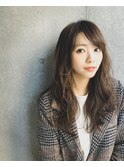 セミロング 大人かわいい 小顔ローレイヤー《岡野》