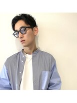 ニコフクオカヘアーメイク(NIKO Fukuoka Hair Make)&nbsp;「NIKO」アップバングセンターパートパーマ