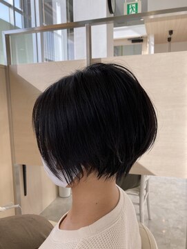 アドラーブル 長岡リバーサイド千秋店(adorable) ハンサムショート☆透け感☆【小顔】【透明感】