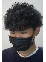 カーム ホーム ヘアー(calm home hair) オーダーメイドパーマ。スタイリング後。