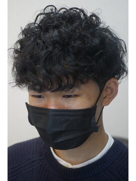 カーム ホーム ヘアー(calm home hair) オーダーメイドパーマ。スタイリング後。