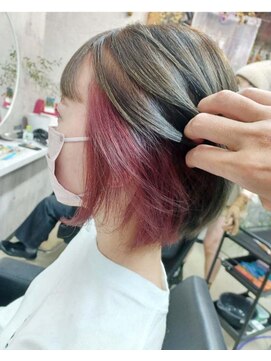 パープル(purple) インナーベリーピンク