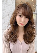アナザヘアー なんば 高島屋前店(ANAZA hair)&nbsp;韓国風くびれヘア♪20代30代40代大人可愛いセミロング/大阪