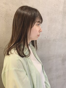 ザ ラボ アングゥ(The Labo ungu) 髪質改善/ストレート/大人ミディアム/オージュア/艶髪