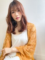 クラン(Chlan)&nbsp;モテ艶ダークアッシュ☆セミディスタイル