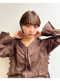 耳掛けショート　ショートボブ　レイヤーボブ