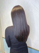 ロンドルーチェ 心斎橋(Lond luce)&nbsp;ダークアッシュ/ミディアムレイヤーカット［髪質改善/縮毛矯正］