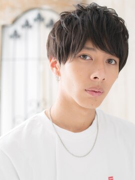 理容ハンサム 戸田公園店 ニュアンスパーマでアレンジ効くマッシュヘアーE戸田公園