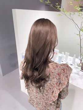 レフ(LEF) キャラメルミルクティーベージュ/ダブルカラー/ケアブリーチ