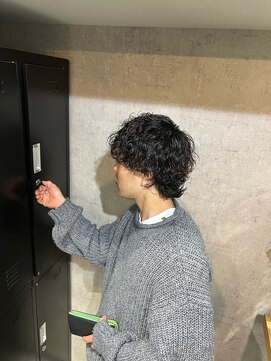 パーク バイ クリーム 大宮(PARK by CREAM) 【メンズ】ウルフ　波巻きスパイラルパーマ