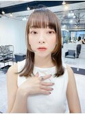 20代30代40代フルバングレイヤー［髪質改善　前髪　レイヤ］