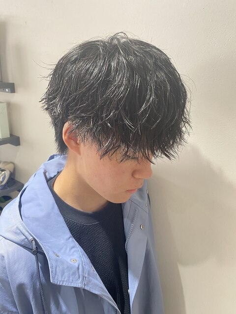 MEN'S HAIR/束間ショート/コンマヘア/ツーブロックマッシュ