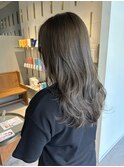 たっぷりレイヤー、カーキアッシュブラウン
