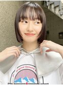 ◎ミニボブ縮毛矯正ショートボブストレートパーマ