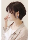 【 Ｉ. 】30代からの襟足すっきり前下がりショートボブ　川口