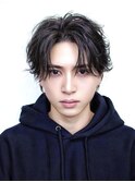 韓国風リバースパーマ×ダークアッシュ