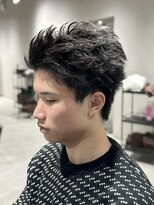 テクト バイアッシュ 吉祥寺店(Tect by Ash) スパイキーフェザーショートアップバングツーブロック