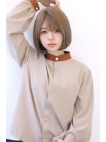 オーロ 西大寺店(ORO)&nbsp;ミニボブとベージュの最可愛いコンボ