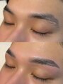 ミレボ 心斎橋(ME.REBO) 眉毛ワックスと眉毛パーマで作るナチュラル眉[心斎橋/難波/美眉]