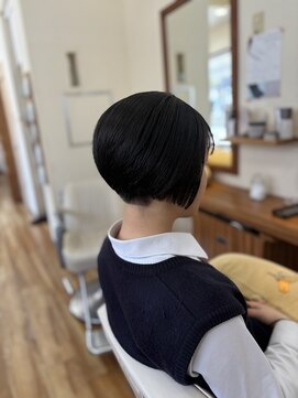 ココカラヘアー プラス(cococara‐hair plus) 刈り上げ×前下がりショート