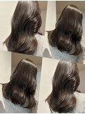 明るめグレージュ/レイヤーカット
