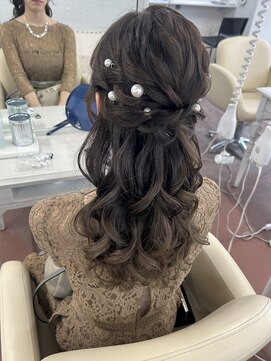 シェル(Shell) ハーフアップ