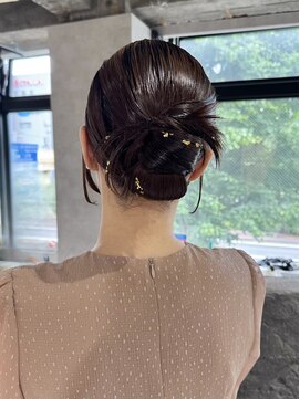 ネアー 新潟(NEER) アプリコットオレンジ/くびれヘア/ウェーブショート［新潟］