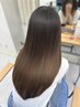 【縮毛矯正】美髪矯正+カット＋3stepトリートメント￥21000