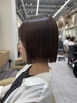 ロンドプロフィール 浦和(Lond profil)&nbsp;イメチェン　ボブ　外ハネボブ　美髪　ホワイトブロンド　韓国