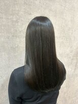 ヘアー ワークス ボナ 前橋店(HAIR WORKS bona.)&nbsp;【髪質改善】毛先までしっとりまとまる、美しいロングストレート