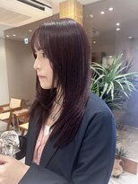 ジーナ 吉祥寺(Zina)&nbsp;【木村ゆい】ブリーチなしダブルカラー　ディープラベンダー