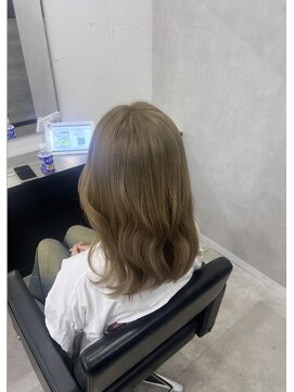 プライズ 所沢プロぺ通り店(prize) ミルクティーベージュ ダブルカラー 所沢