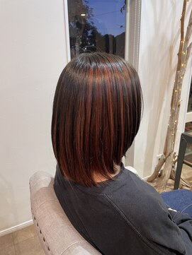 ブランチ(branch) アプリコットオレンジ〇アンブレラカラー