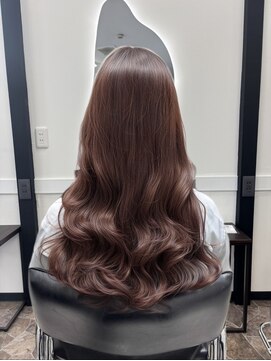 ロア 熊本(LOA) 韓国風コテ巻き風パーマ　低め