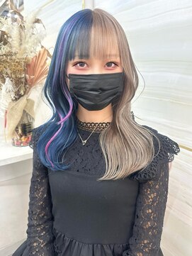 エルバイラビス 大宮(elu by lovis) 《高瀬寛菜》インディゴ×シルバーグレージュ