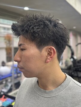 ニコ トウキョウ ロジック(nico TOKYO Logic) 刈り上げアップバングスパイキーショートパーマスパイラルパーマ