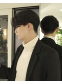 毛流れセンターパート/韓国メンズヘア/20代30代